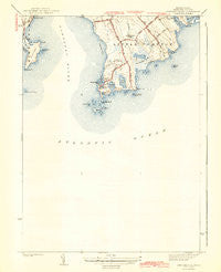 Sakonnet Point Rhode Island Historical topographic map, 1:31680 scale, 7.5 X 7.5 Minute, Year 1942