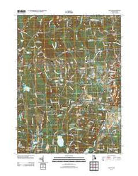 Slocum Rhode Island Historical topographic map, 1:24000 scale, 7.5 X 7.5 Minute, Year 2012