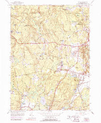 Slocum Rhode Island Historical topographic map, 1:24000 scale, 7.5 X 7.5 Minute, Year 1955