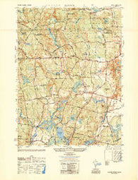 Slocum Rhode Island Historical topographic map, 1:25000 scale, 7.5 X 7.5 Minute, Year 1950
