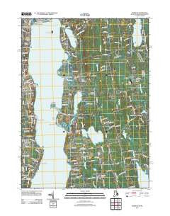 Tiverton Rhode Island Historical topographic map, 1:24000 scale, 7.5 X 7.5 Minute, Year 2012