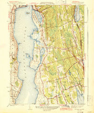 Tiverton Rhode Island Historical topographic map, 1:31680 scale, 7.5 X 7.5 Minute, Year 1942
