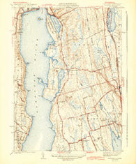 Tiverton Rhode Island Historical topographic map, 1:31680 scale, 7.5 X 7.5 Minute, Year 1942