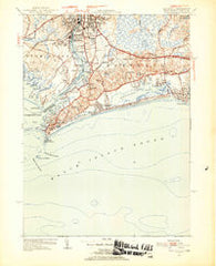 Watch Hill Rhode Island Historical topographic map, 1:31680 scale, 7.5 X 7.5 Minute, Year 1953