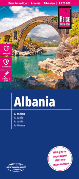 Buy map Albania Road Map