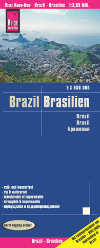 Buy map Brazil Road Map
