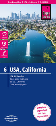 Buy map USA, California Road Map