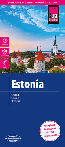 Buy map Estonia Road Map