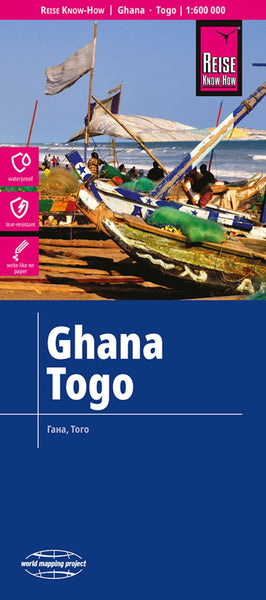 Buy map Ghana & Togo Road Map