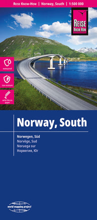 Buy map Norway, South Road Map