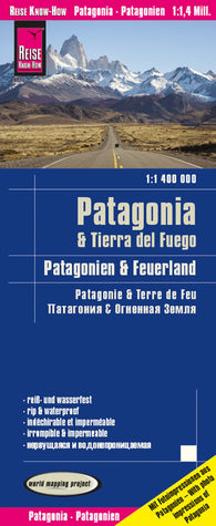 Buy map Patagonia, Tierra del Fuego