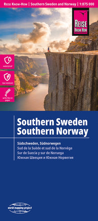 Buy map Southern Sweden and Norway