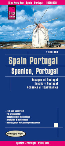 Buy map Spain, Portugal Road Map