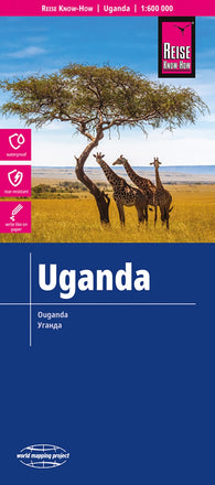 Buy map Uganda Road Map
