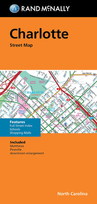 Buy map Charlotte, NC - Folded Street Map