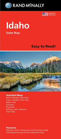 Buy map Idaho : state map : easy to read!