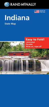 Buy map Indiana, Easy to Fold State Map