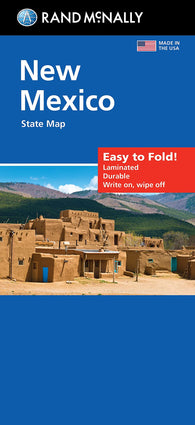 Buy map New Mexico, Easy to Fold