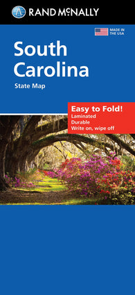 Buy map South Carolina, Easy to Fold