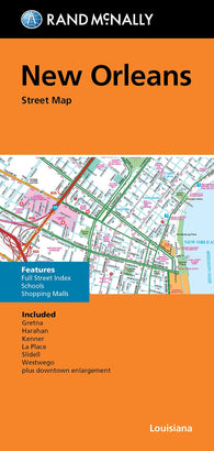 Buy map New Orleans, Folded Street Map