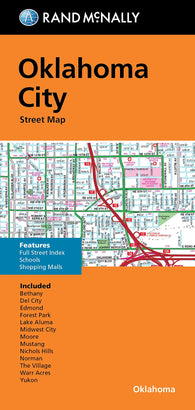 Buy map Oklahoma City, OK - Folded Street Map