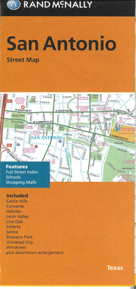 Buy map an Antonio, TX - Folded Street Map