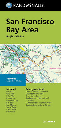 Buy map San Francisco Bay Area Regional Map