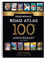 Buy map Rand McNally 2024 Anniversary Midsize Easy to Read Road Atlas - Spiral