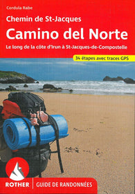 Buy map Chemin de St-Jacques - Camino del Norte - French Edition
