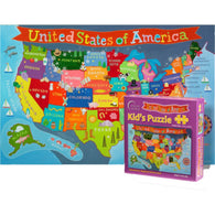 Buy map Kid’s USA 100 Piece Puzzle