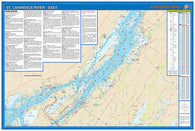 Buy map S279 - St. Lawrence River East Fishing Wall Map