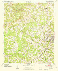 Abbeville West South Carolina Historical topographic map, 1:24000 scale, 7.5 X 7.5 Minute, Year 1948