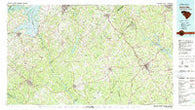 Abbeville South Carolina Historical topographic map, 1:100000 scale, 30 X 60 Minute, Year 1979
