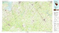 Abbeville South Carolina Historical topographic map, 1:100000 scale, 30 X 60 Minute, Year 1979