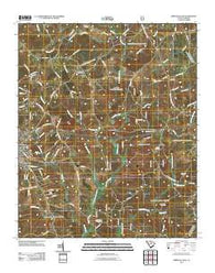 Abbeville East South Carolina Historical topographic map, 1:24000 scale, 7.5 X 7.5 Minute, Year 2011