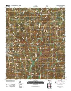 Abbeville East South Carolina Historical topographic map, 1:24000 scale, 7.5 X 7.5 Minute, Year 2011