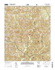 Abbeville East South Carolina Current topographic map, 1:24000 scale, 7.5 X 7.5 Minute, Year 2014