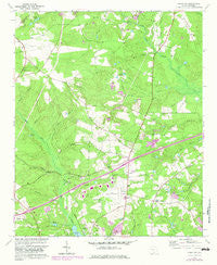 Aiken NW South Carolina Historical topographic map, 1:24000 scale, 7.5 X 7.5 Minute, Year 1964