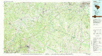 Aiken South Carolina Historical topographic map, 1:100000 scale, 30 X 60 Minute, Year 1983