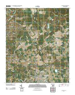 Allendale South Carolina Historical topographic map, 1:24000 scale, 7.5 X 7.5 Minute, Year 2011