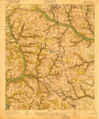 Allendale South Carolina Historical topographic map, 1:62500 scale, 15 X 15 Minute, Year 1919