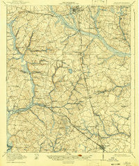 Allendale South Carolina Historical topographic map, 1:62500 scale, 15 X 15 Minute, Year 1919