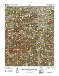 Anderson South South Carolina Historical topographic map, 1:24000 scale, 7.5 X 7.5 Minute, Year 2011