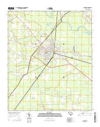 Andrews South Carolina Current topographic map, 1:24000 scale, 7.5 X 7.5 Minute, Year 2014