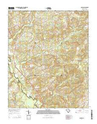 Angelus South Carolina Current topographic map, 1:24000 scale, 7.5 X 7.5 Minute, Year 2014