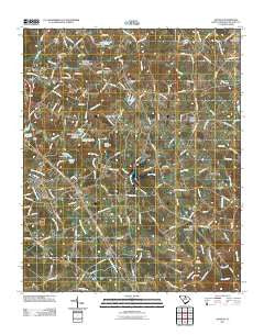 Antioch South Carolina Historical topographic map, 1:24000 scale, 7.5 X 7.5 Minute, Year 2011