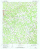 Antioch South Carolina Historical topographic map, 1:24000 scale, 7.5 X 7.5 Minute, Year 1969