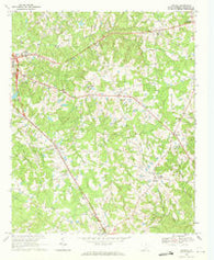 Antioch South Carolina Historical topographic map, 1:24000 scale, 7.5 X 7.5 Minute, Year 1969