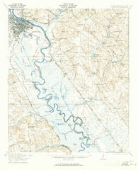 Augusta Georgia Historical topographic map, 1:62500 scale, 15 X 15 Minute, Year 1921