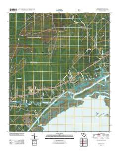 Awendaw South Carolina Historical topographic map, 1:24000 scale, 7.5 X 7.5 Minute, Year 2011